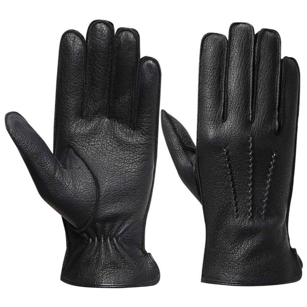Men’s Medium Touchscreen Text Wool Gloves NIB